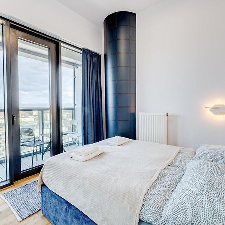 Aleda Tower, 14 Floor, Balkon Apartment Szczecin Exterior photo