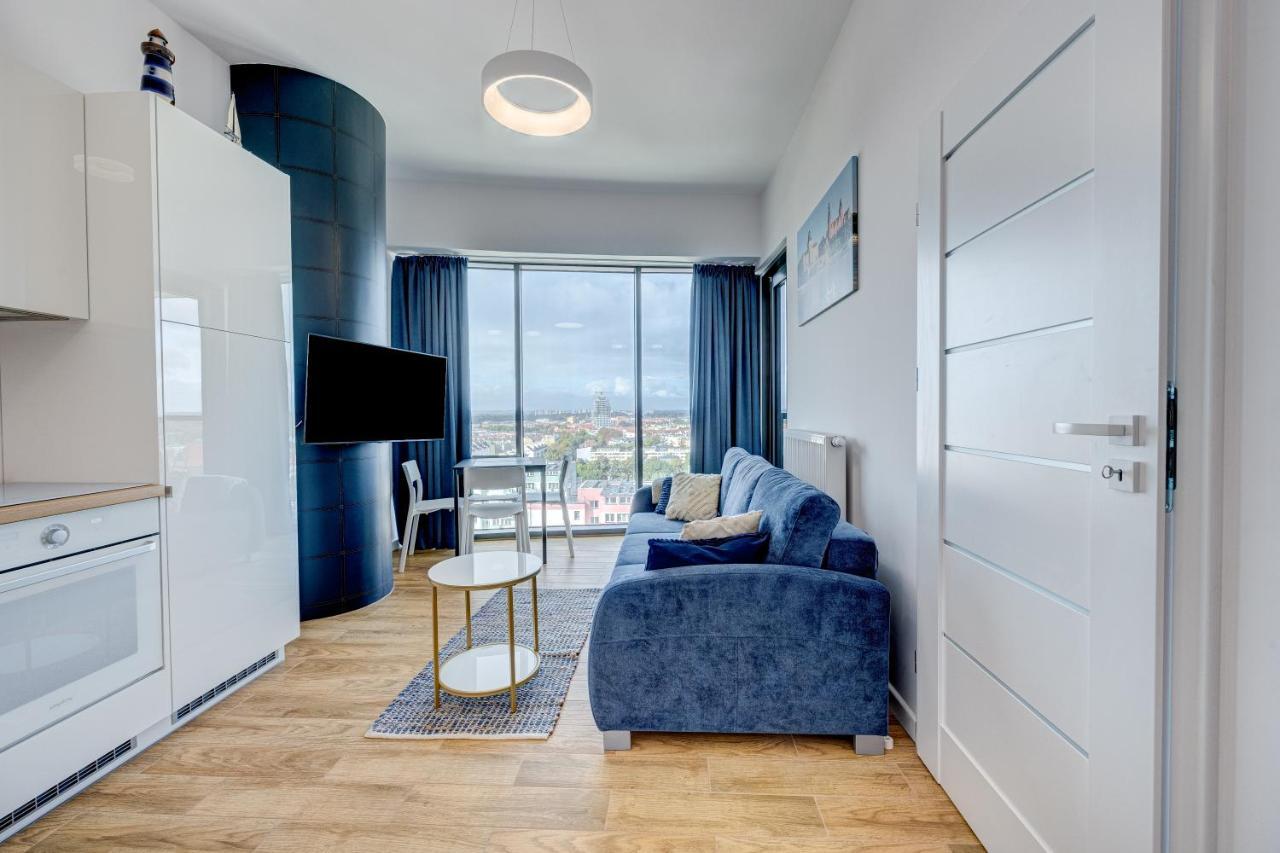 Aleda Tower, 14 Floor, Balkon Apartment Szczecin Exterior photo