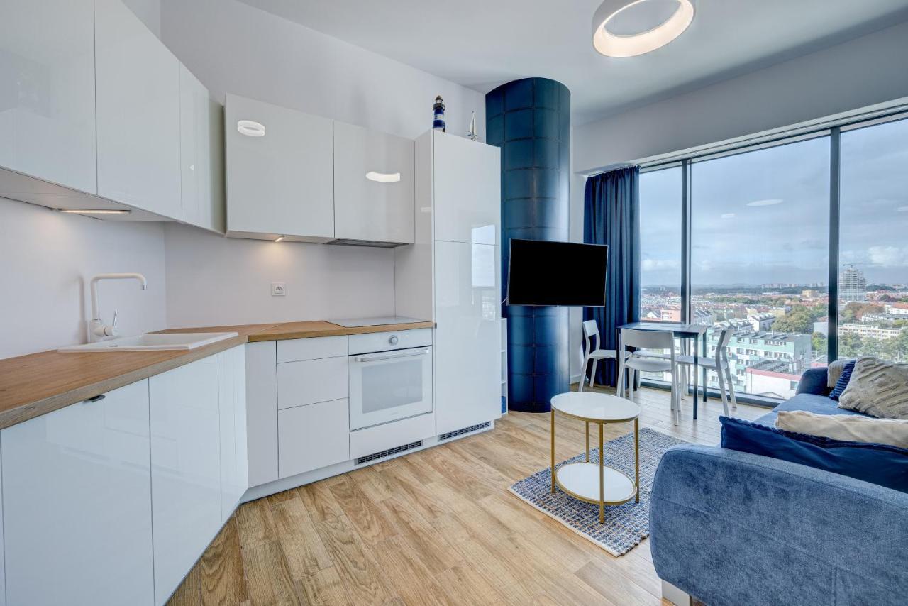 Aleda Tower, 14 Floor, Balkon Apartment Szczecin Exterior photo