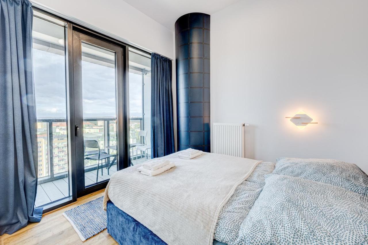 Aleda Tower, 14 Floor, Balkon Apartment Szczecin Exterior photo