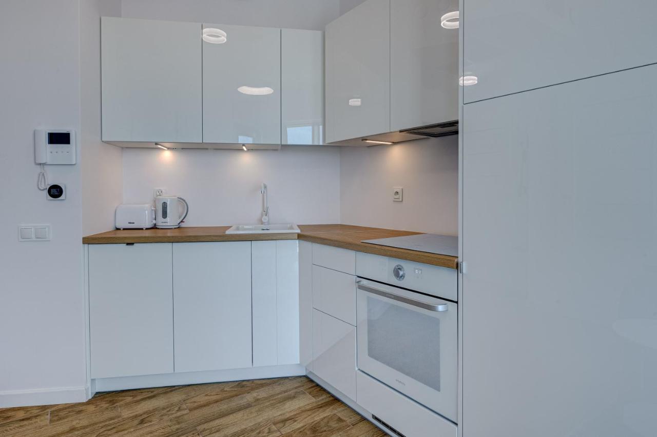Aleda Tower, 14 Floor, Balkon Apartment Szczecin Exterior photo