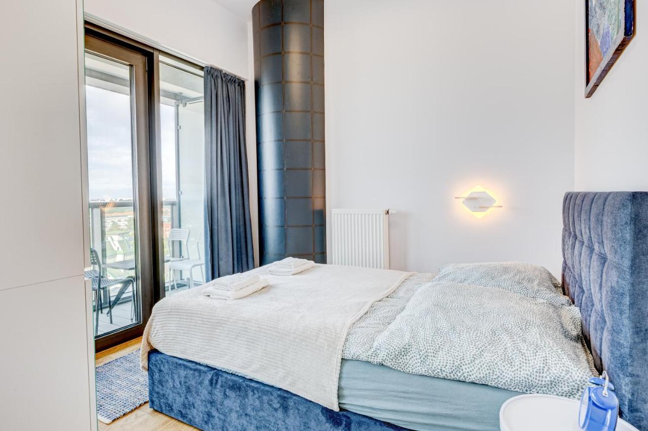 Aleda Tower, 14 Floor, Balkon Apartment Szczecin Exterior photo